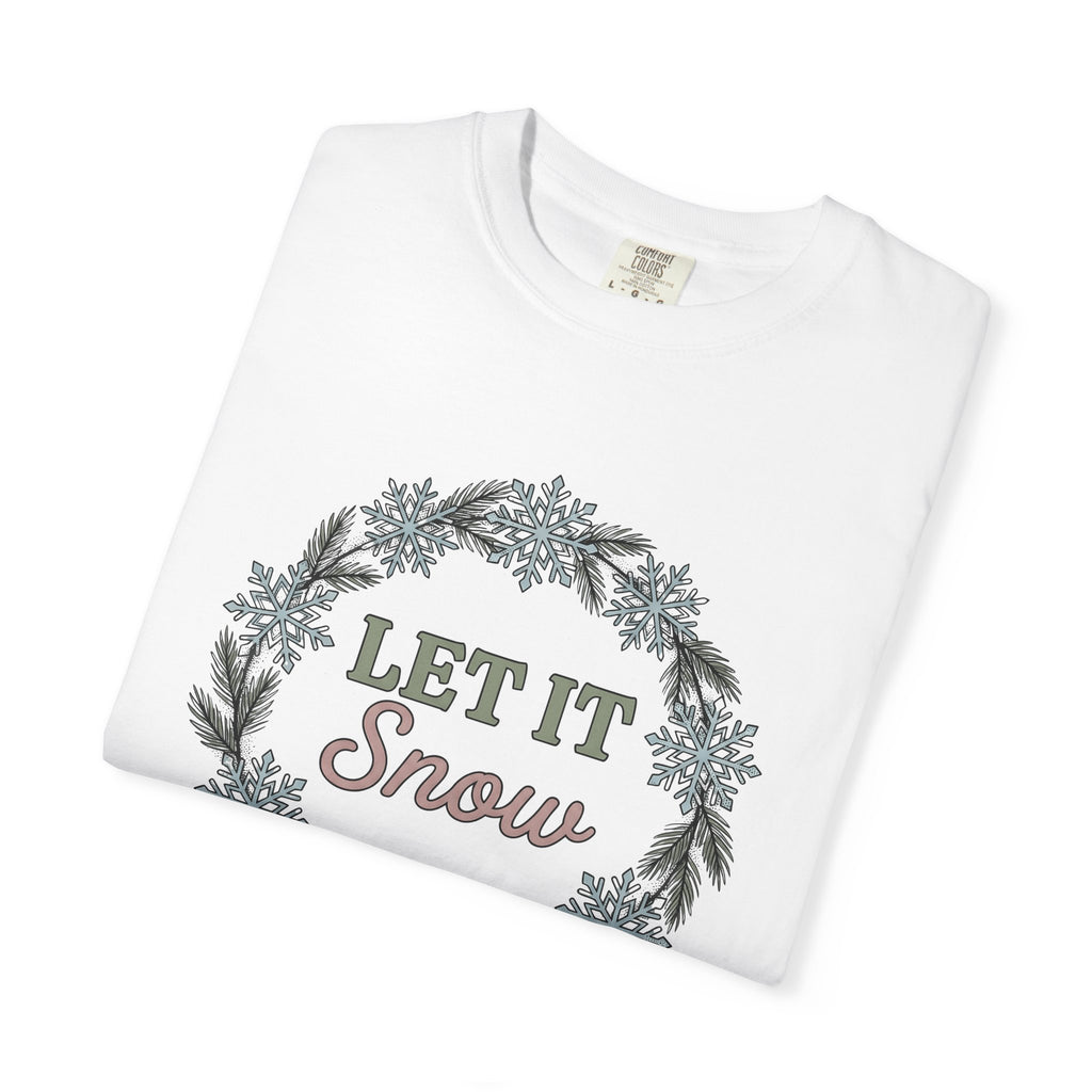 Snowflake Ring Shirt Christmas Cold Gift Women Cartoon Tee Jewelry T-Shirt Xmas Fan Ornament Tshirt Frosty Graphic Classic Tie Tshirt