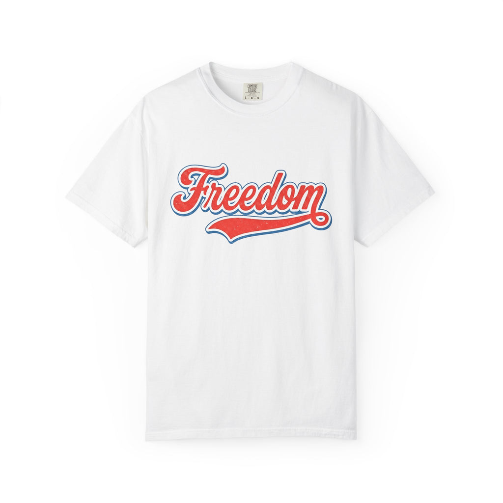 Vintage Varsity Lettering Shirt America Patriotism Gift Women Classic Tee Letterman T-Shirt American Enthusiast Retro Tshirt Nationalistic