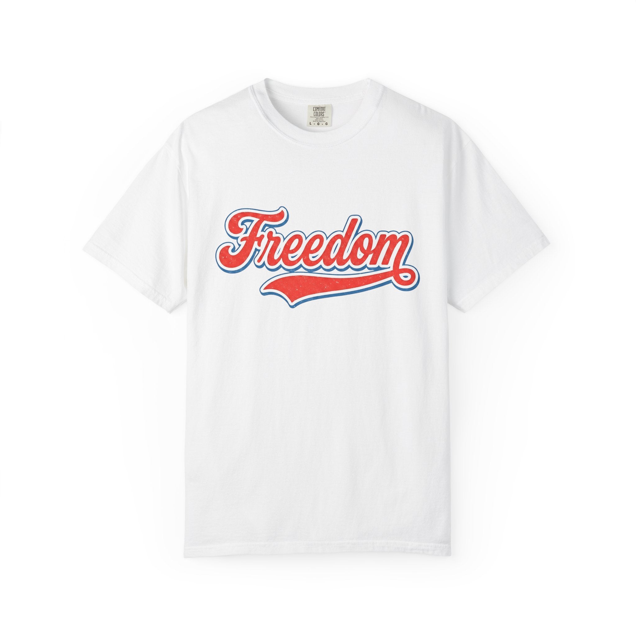 Vintage Varsity Lettering Shirt America Patriotism Gift Women Classic Tee Letterman T-Shirt American Enthusiast Retro Tshirt Nationalistic