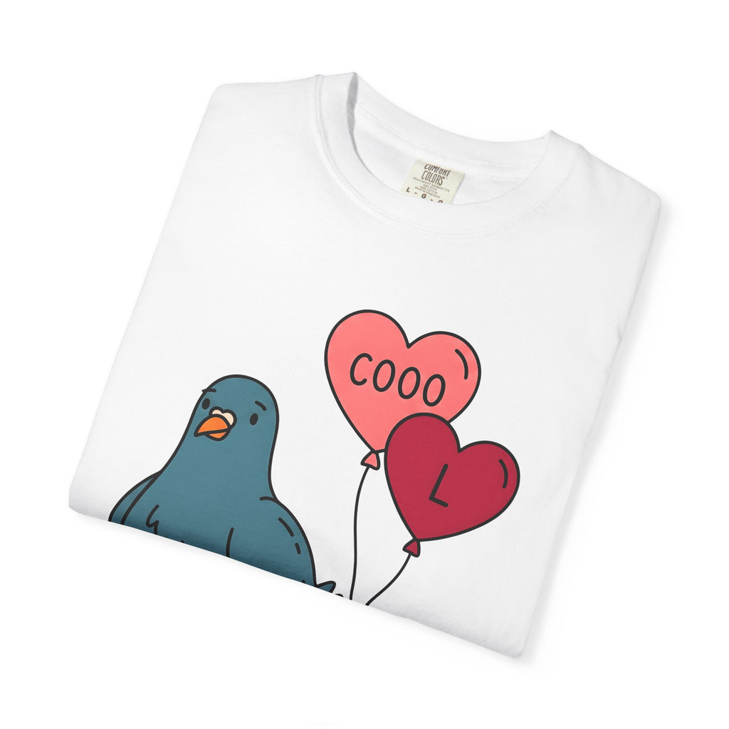 Dove Design Shirt Valentine's Day Wildlife Gift Women Adorable Tee Pigeon T-Shirt Valentine Fan Cute Tshirt Animal Graphic Sketch Love