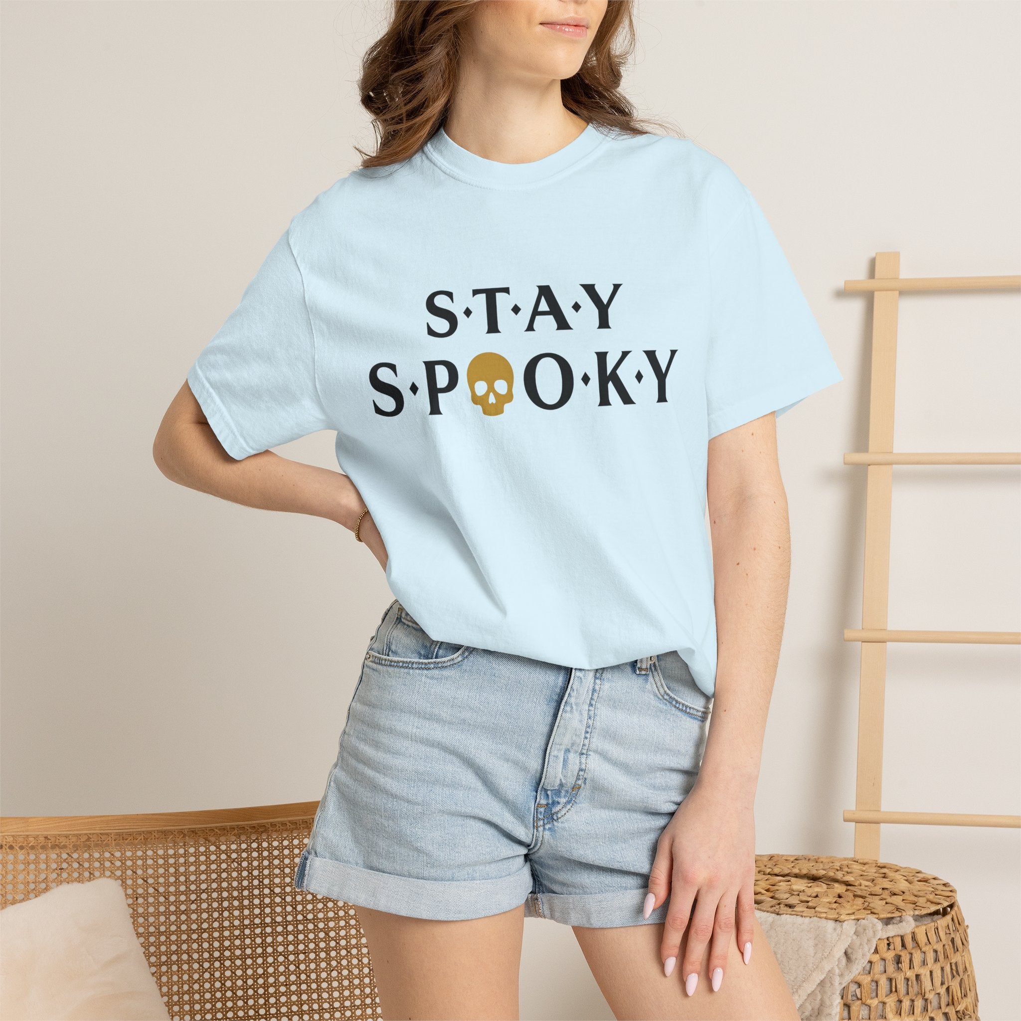 Skull Graphic Shirt Halloween Spooky Gift Women Gothic Tee Skull T-Shirt Horror Fan Dark Tshirt Creepy Graphic Minimalist Diamond Shapes