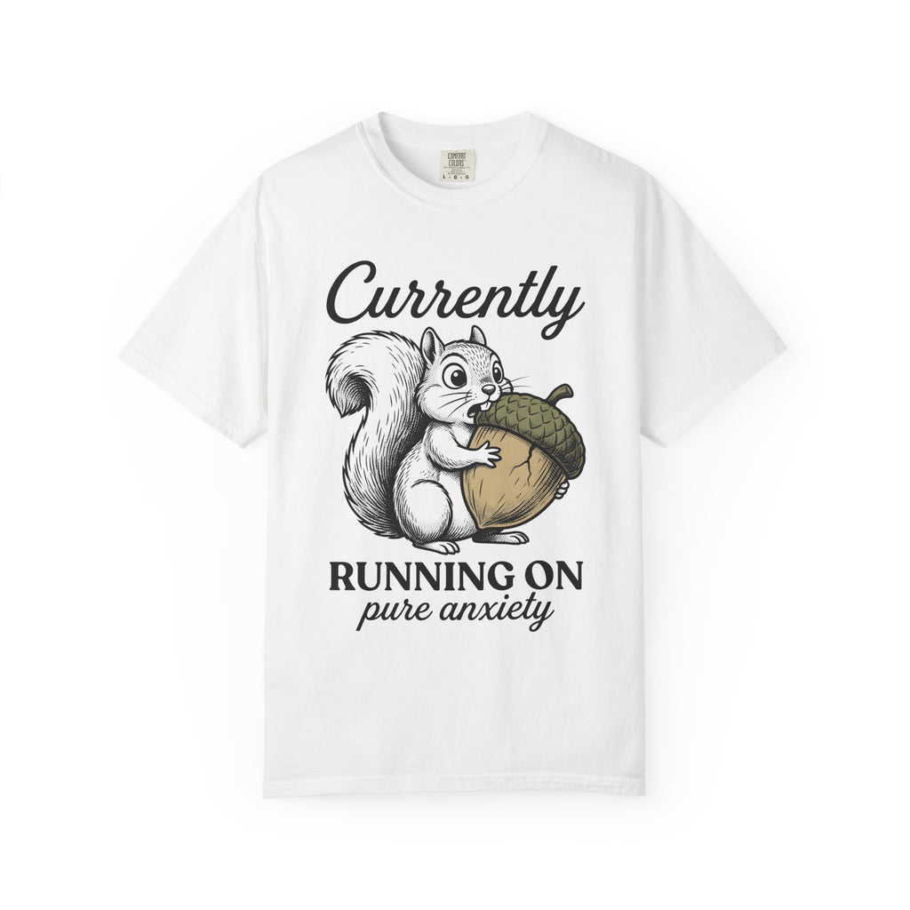 Chipmunk Acorn Shirt Funny Critter Gift Women Doodle Tee Squirrel T-Shirt Humor Fan Cartoon Tshirt Woodland Creature Graphic Tshirt Cartoon
