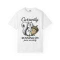 Chipmunk Acorn Shirt Funny Critter Gift Women Doodle Tee Squirrel T-Shirt Humor Fan Cartoon Tshirt Woodland Creature Graphic Tshirt Cartoon