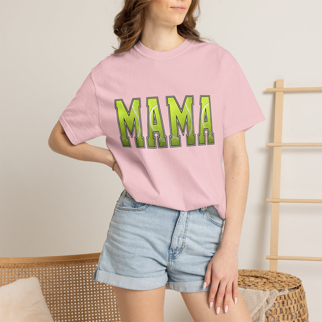 Tennis Ball Font Shirt Moms Exercise Gift Women Impactful Tee Tennis Font T-Shirt Mom Enthusiast Vintage Tshirt Fitness Graphic Old School