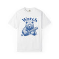 Bear Baseball Bat Shirt Sports Baseball Gift Women Vintage Tee Baseball Bat T-Shirt Athlete Fan Retro Tshirt Softball Graphic Hand Drawn
