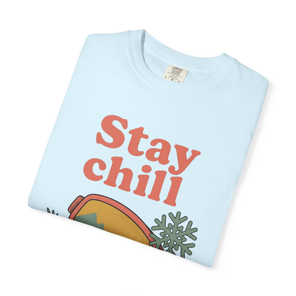 Ski Mask Shirt Sports Cold Gift Women Vintage Tee Balaclava T-Shirt Athlete Fan Skiing Tshirt Frost Graphic Sketch Ice Crystal Tshirt