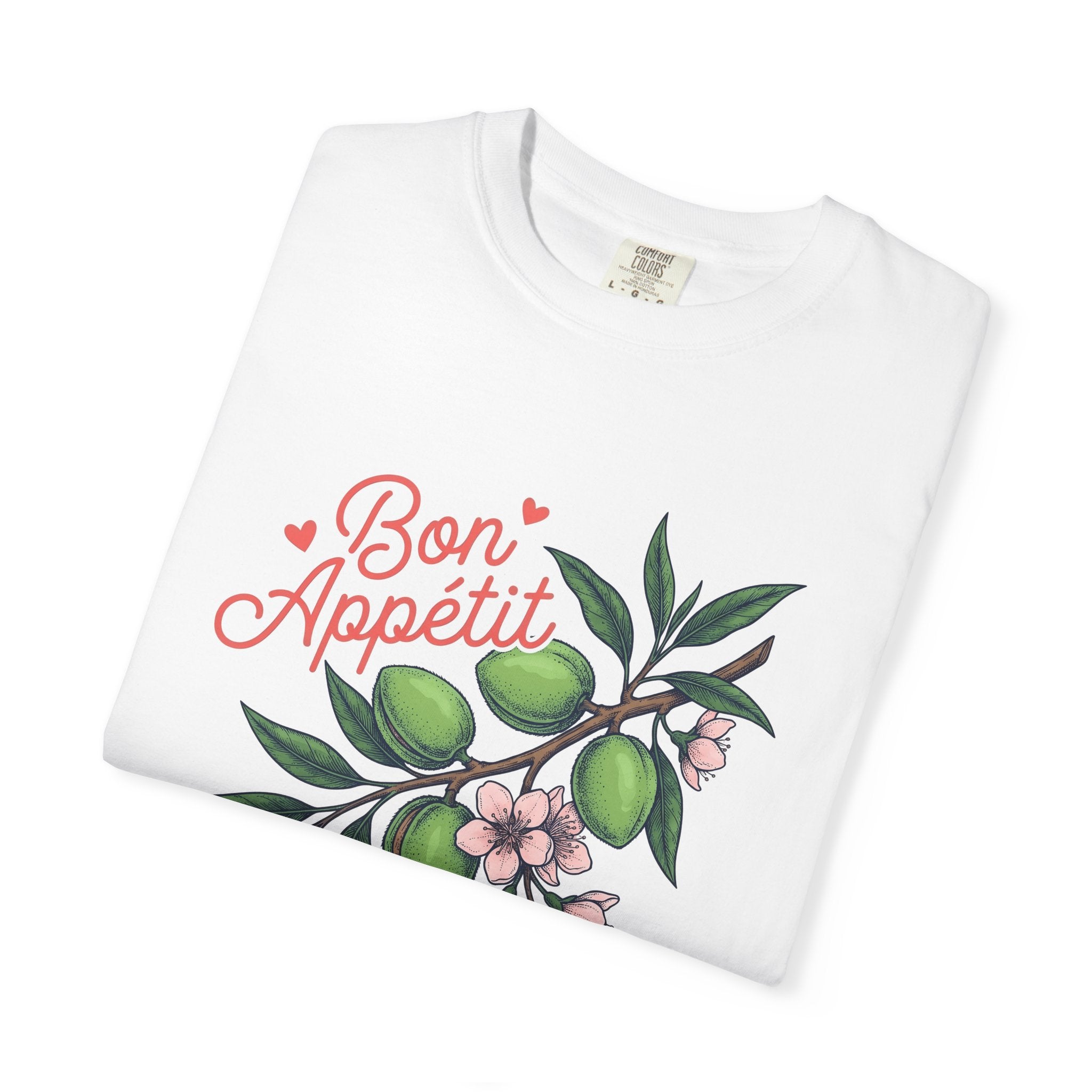 Almond Sprig Shirt Desserts Baking Gift Women Flower Tee Almond T-Shirt Pastry Fan Floral Tshirt Bakery Graphic Hand Drawn Bloom Tshirt