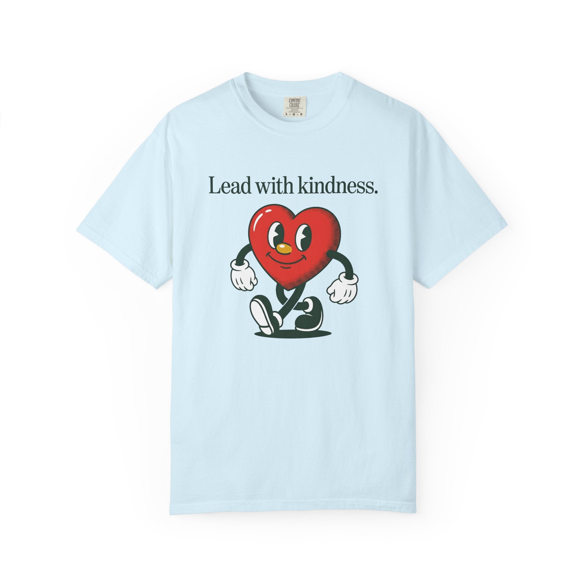 Comic Heart Shirt Cute Encouragement Gift Women Classic Tee Heart T-Shirt Adorable Fan Retro Tshirt Inspirational Graphic Hand Drawn Mittens