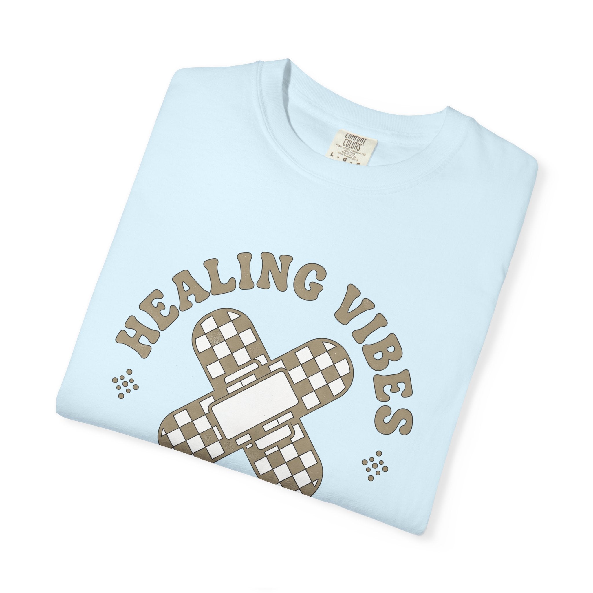 Band Aid Design Shirt Nurses Health Gift Women Vintage Tee Bandage T-Shirt Nurse Enthusiast Retro Tshirt Wellness Graphic Simple Plaid Print
