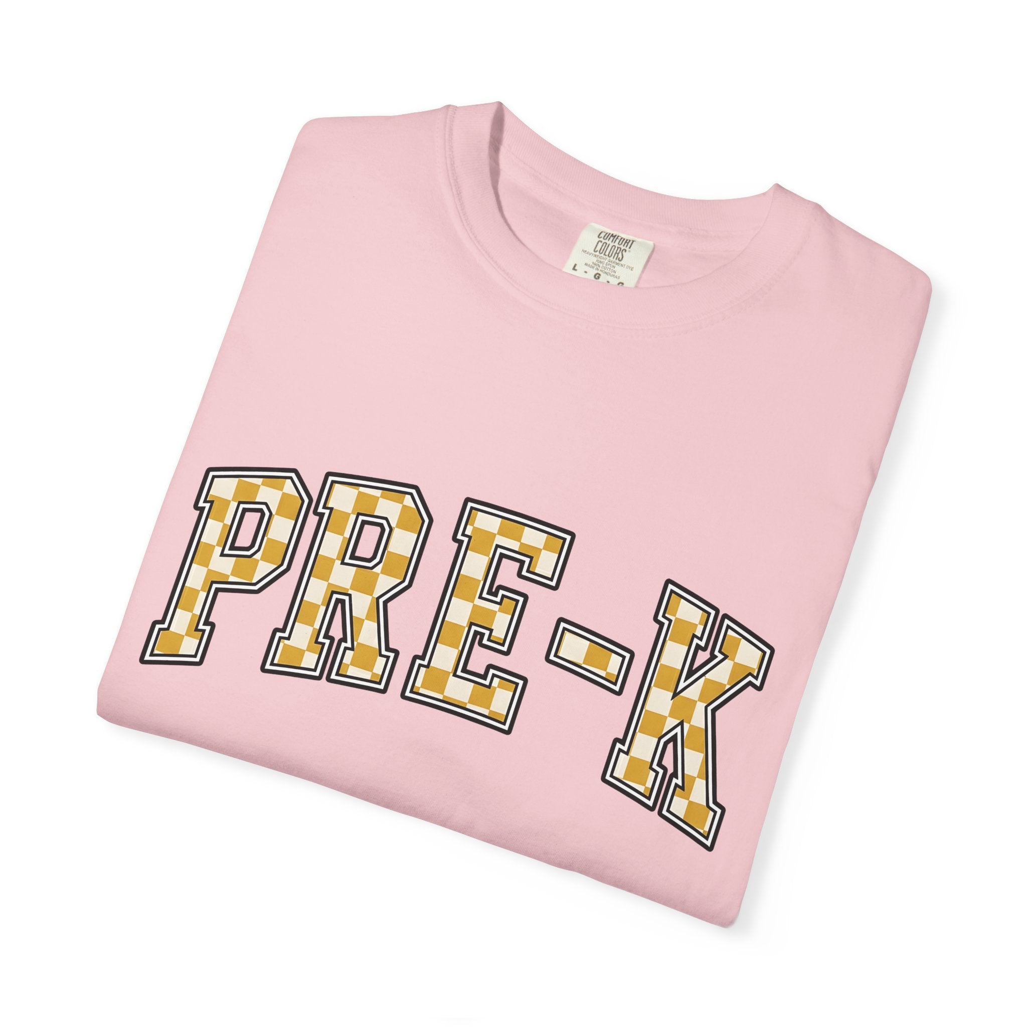 Checkerboard Letter Patches Shirt Teachers Learning Gift Women Nostalgic Tee Alphabet T-Shirt Educator Enthusiast Retro Tshirt Educational