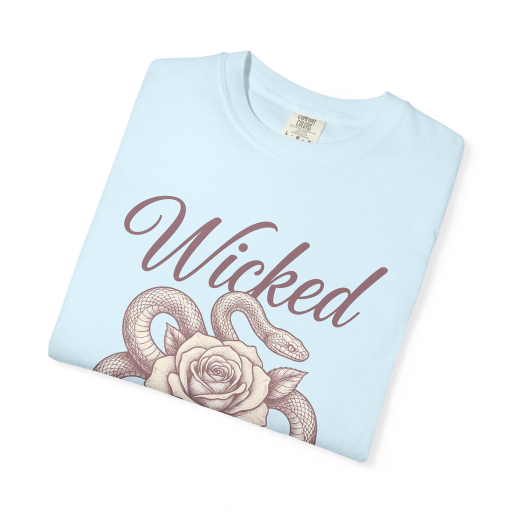 Snake Rose Shirt Gothic Floral Gift Women Tattoo Tee Serpent T-Shirt Dark Fan Ink Tshirt Bouquet Graphic Vintage Flower Tshirt