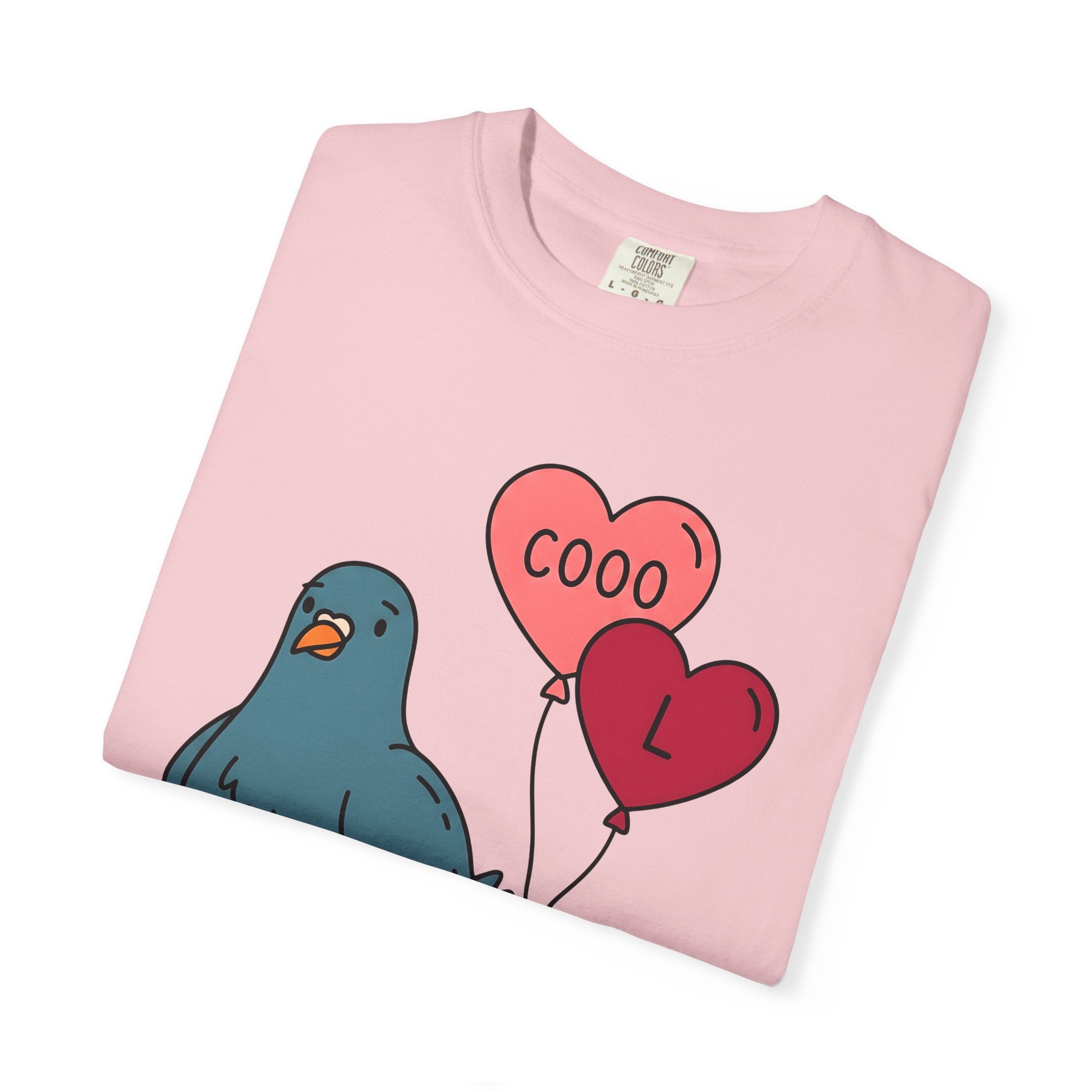 Dove Design Shirt Valentine's Day Wildlife Gift Women Adorable Tee Pigeon T-Shirt Valentine Fan Cute Tshirt Animal Graphic Sketch Love