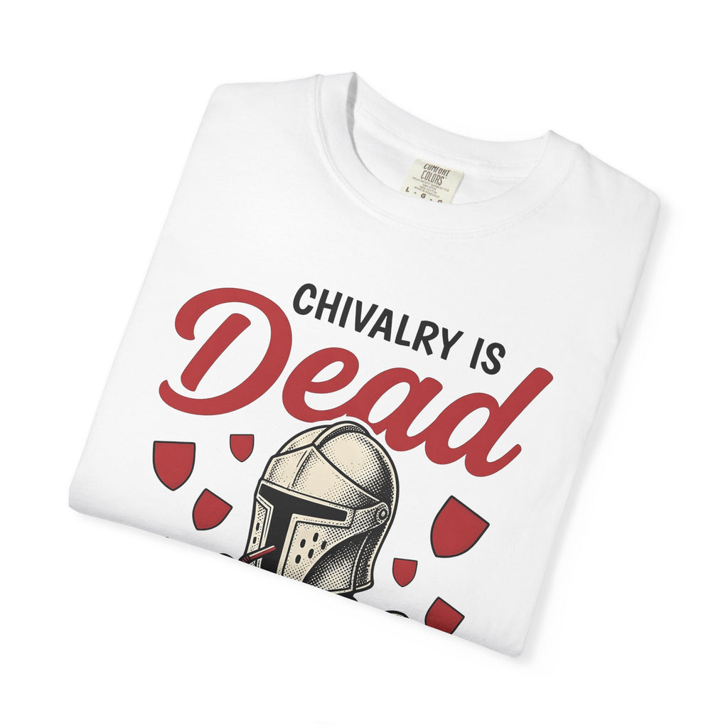 Knight Armor Shirt St. Valentine's Day Comedy Gift Women Retro Tee Armour T-Shirt Valentine Fan Vintage Tshirt Humor Graphic Hand Drawn