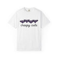 Bat Drawing Shirt Halloween Alternative Gift Women Cartoon Tee Bat T-Shirt Horror Fan Comic Tshirt Punk Graphic Doodle Sharp Teeth Tshirt