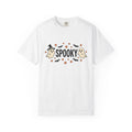 Ghost Clipart Shirt Halloween Horror Gift Women Sweet Tee Spirit T-Shirt Spooky Fan Ghostly Tshirt Horror Graphic Doodle Vampire Bat Tshirt