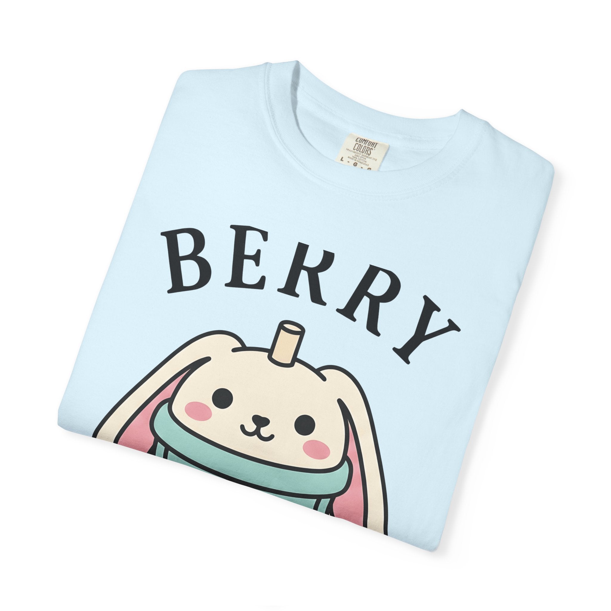 Bunny Drink Shirt Drinks Critter Gift Women Sweet Tee Rabbit Drink T-Shirt Beverage Fan Cute Graphic Animal Illustration Illustrated