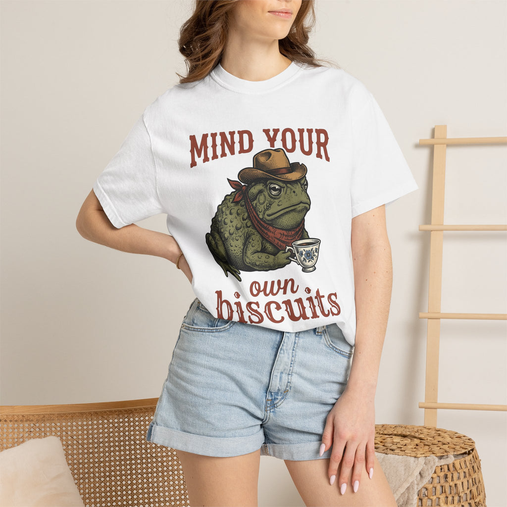Frog Hat Shirt Cowgirl Country Gift Women Old School Tee Toad Hat T-Shirt Rodeo Fan Country Western Graphic Tshirt Hand Drawn Mug Tshirt