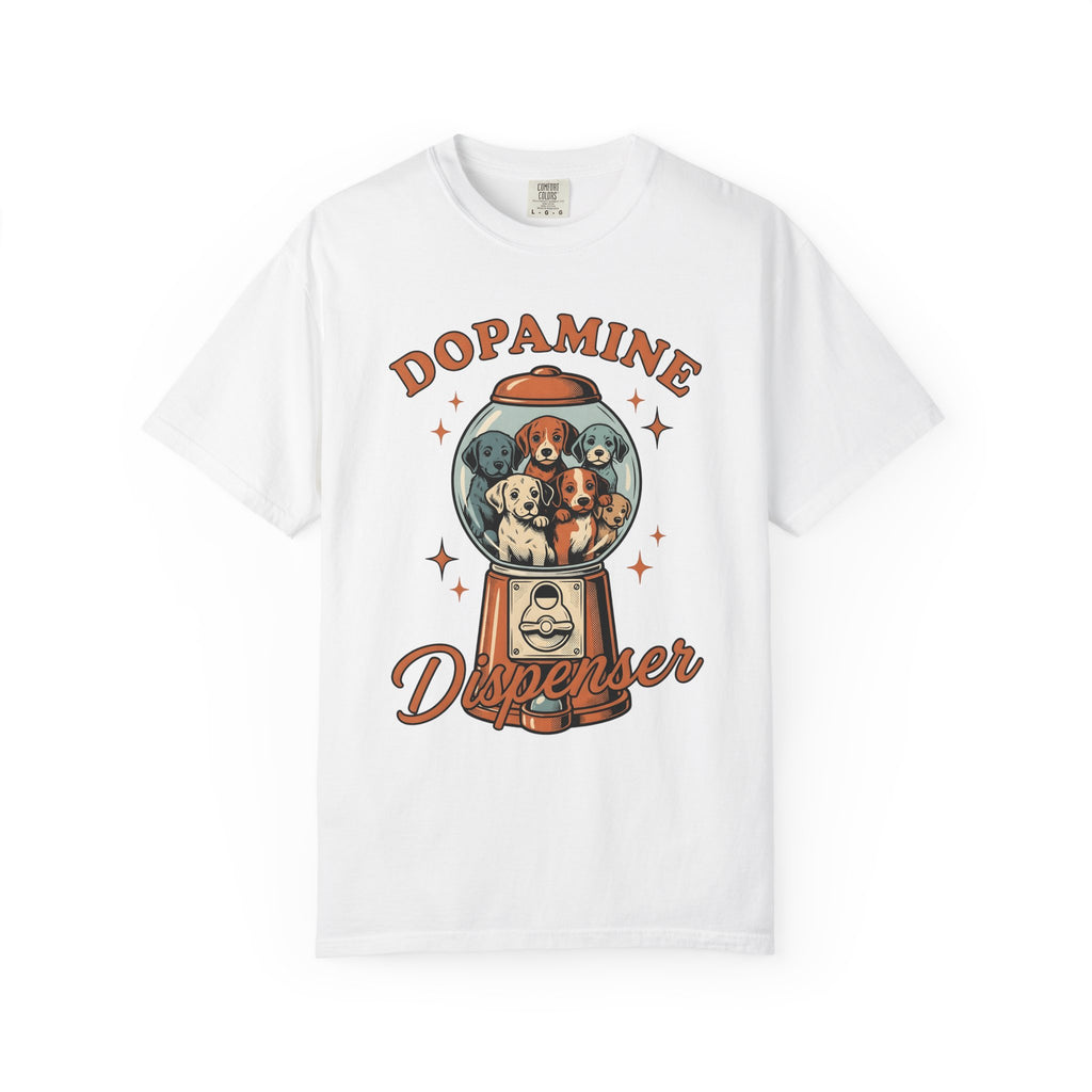 Puppy Candy Dispenser Shirt Dog Jokes Gift Women Antique Tee Candy Machine T-Shirt Dog Fan Treat Dispenser Tshirt Pun Graphic Classic