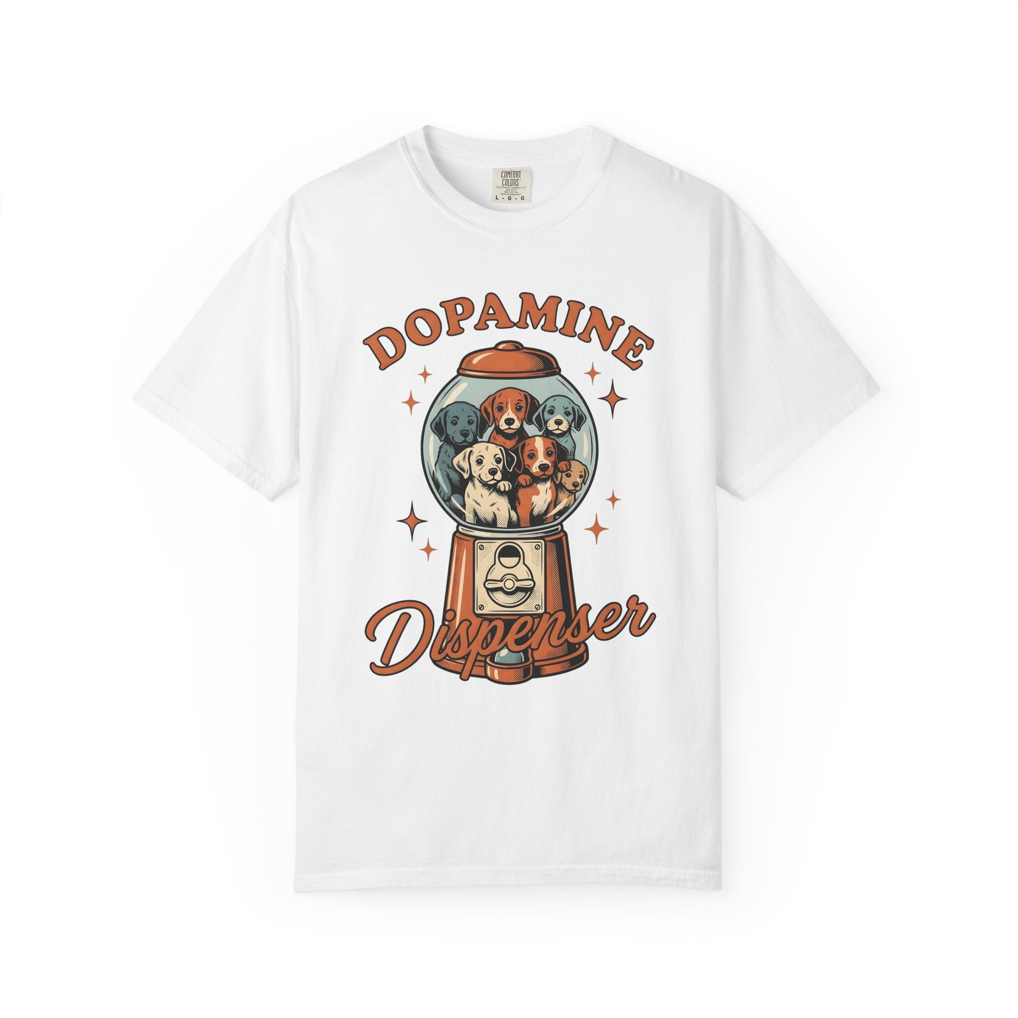 Puppy Candy Dispenser Shirt Dog Jokes Gift Women Antique Tee Candy Machine T-Shirt Dog Fan Treat Dispenser Tshirt Pun Graphic Classic