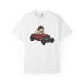 Bulldog Pickup Shirt America 4Th Of July Puppy Gift Women Cartoon Tee Bulldog T-Shirt Patriot Fan Caricature Tshirt Puppy Graphic Line Art