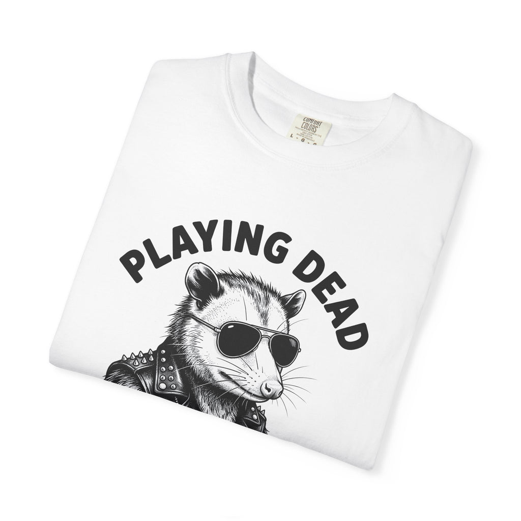 Possum Eyeglasses Shirt Funny Pets Gift Women Old School Tattoo Tee Opossum T-Shirt Humor Fan Tattooed Tshirt Animal Graphic Doodle Moto