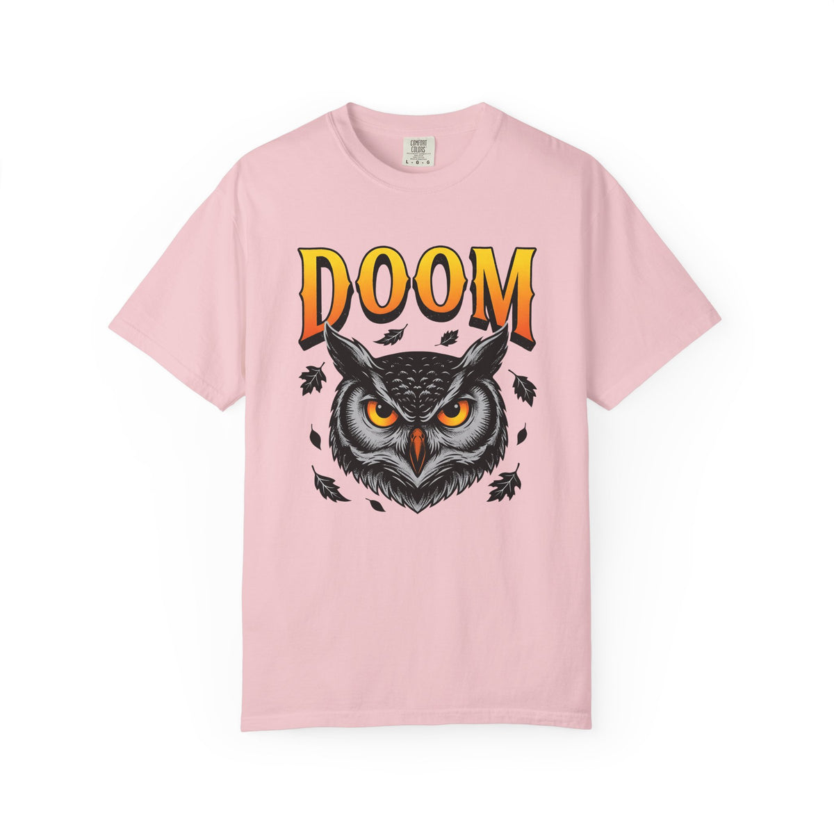 Owl Face Shirt Halloween Wildlife Unisex Gift Creepy Tee Owl T-Shirt Horror Fan