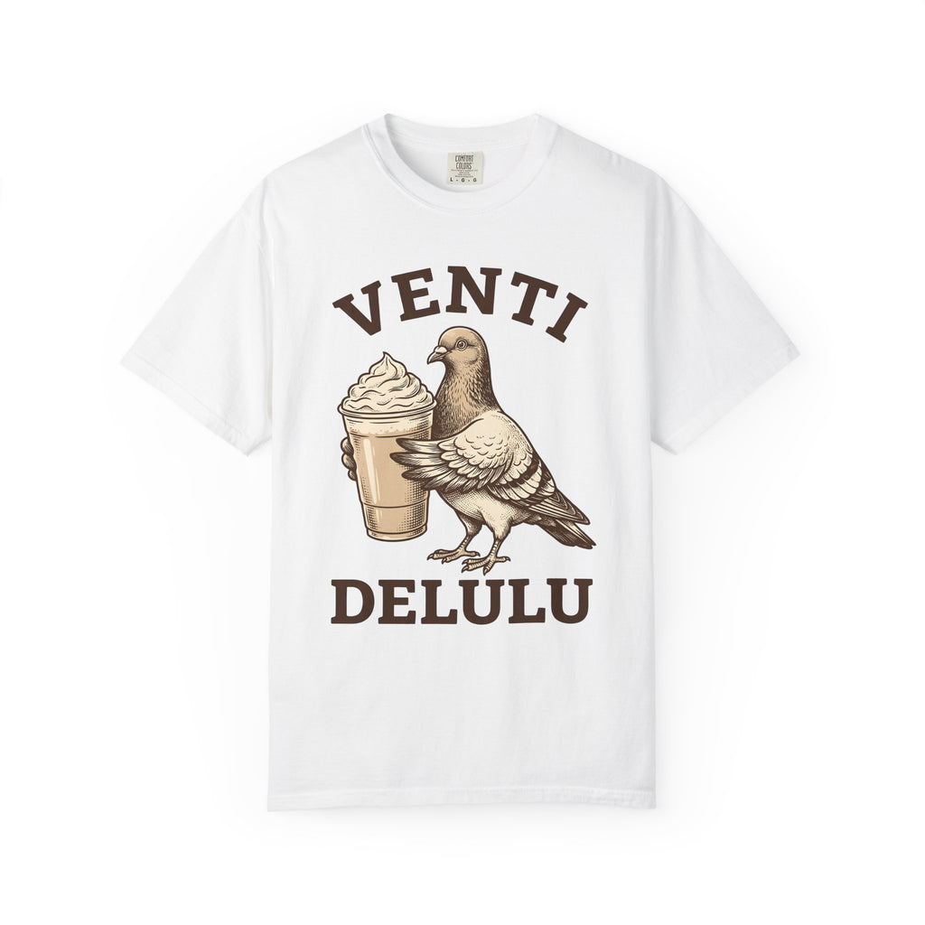 Pigeon Coffee Cup Shirt Coffee Humor Gift Women Vintage Tee Coffee Mug T-Shirt Coffee Fan Retro Tshirt Funny Graphic Hand Drawn Whipped