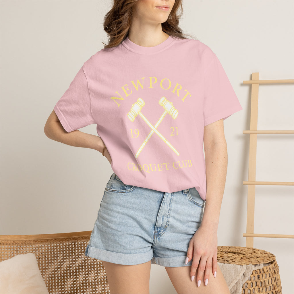 Croquet Clubs Shirt Sports Federation Gift Women Sketch Tee Mallets T-Shirt Athlete Fan Croquis Tshirt Confederation Graphic Line Art