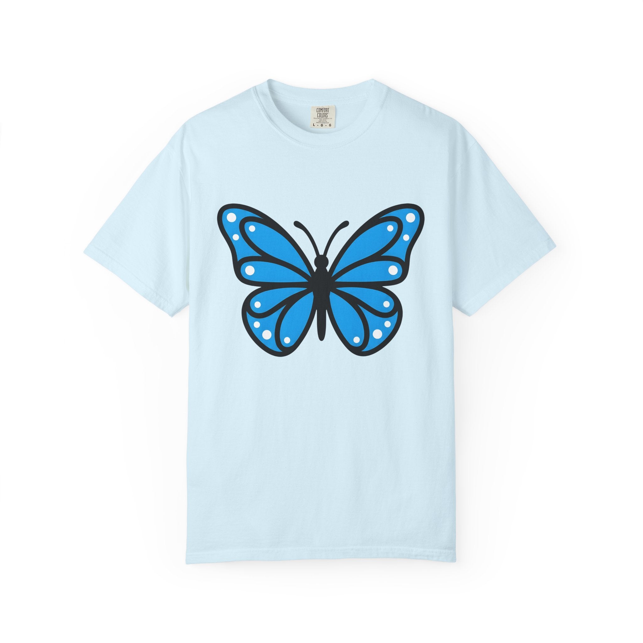 Butterfly Shirt Cottagecore Nature Gift Women Bold Tee Moth T-Shirt Cottage Fan Graphic Illustration Minimalist Polka Dots Tshirt
