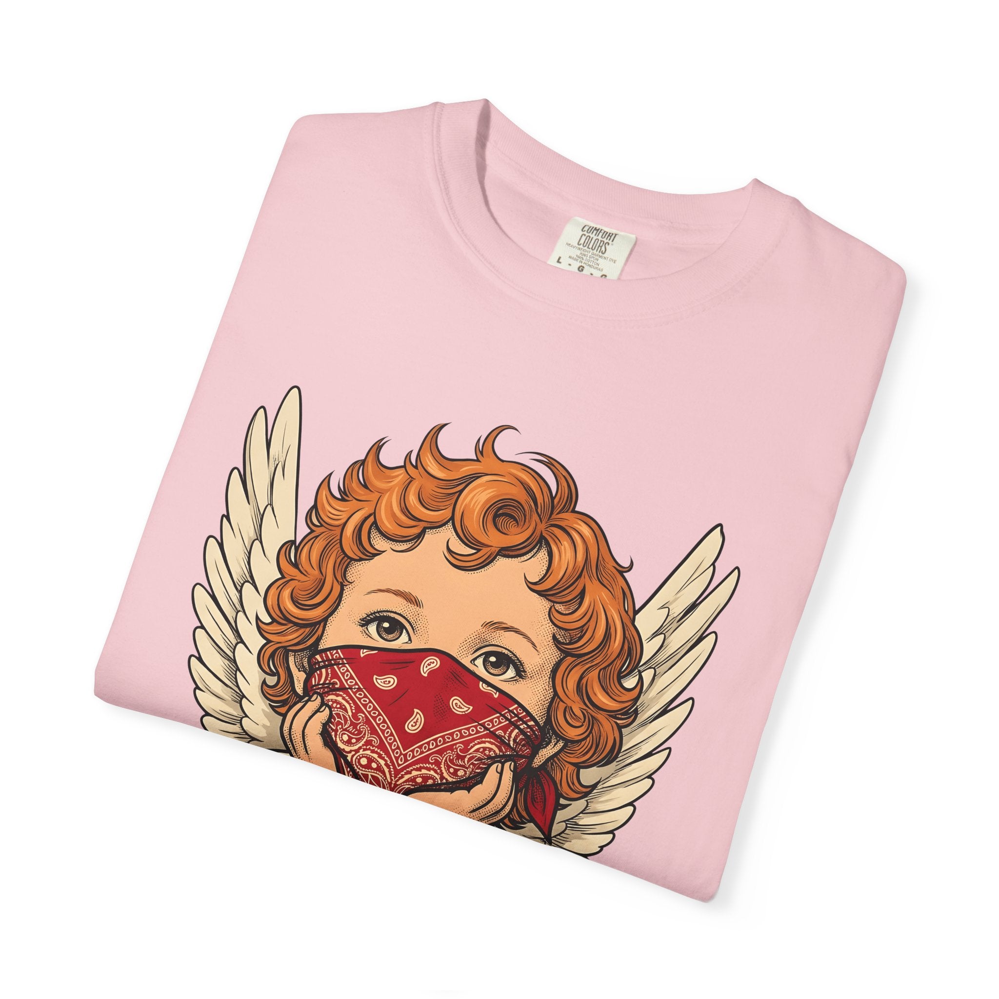 Cherub Angel Shirt St. Valentines Day Romance Gift Women Classic Tee Angel T-Shirt Valentine Fan Vintage Tshirt Love Graphic Old School