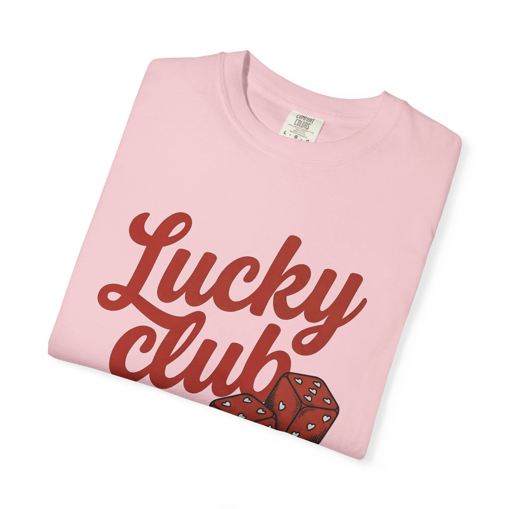 Heart Game Dice Shirt Valentine's Day Gaming Gift Women Eye-Catching Tee Dice T-Shirt Valentine Fan Vibrant Tshirt Gamer Graphic Rustic