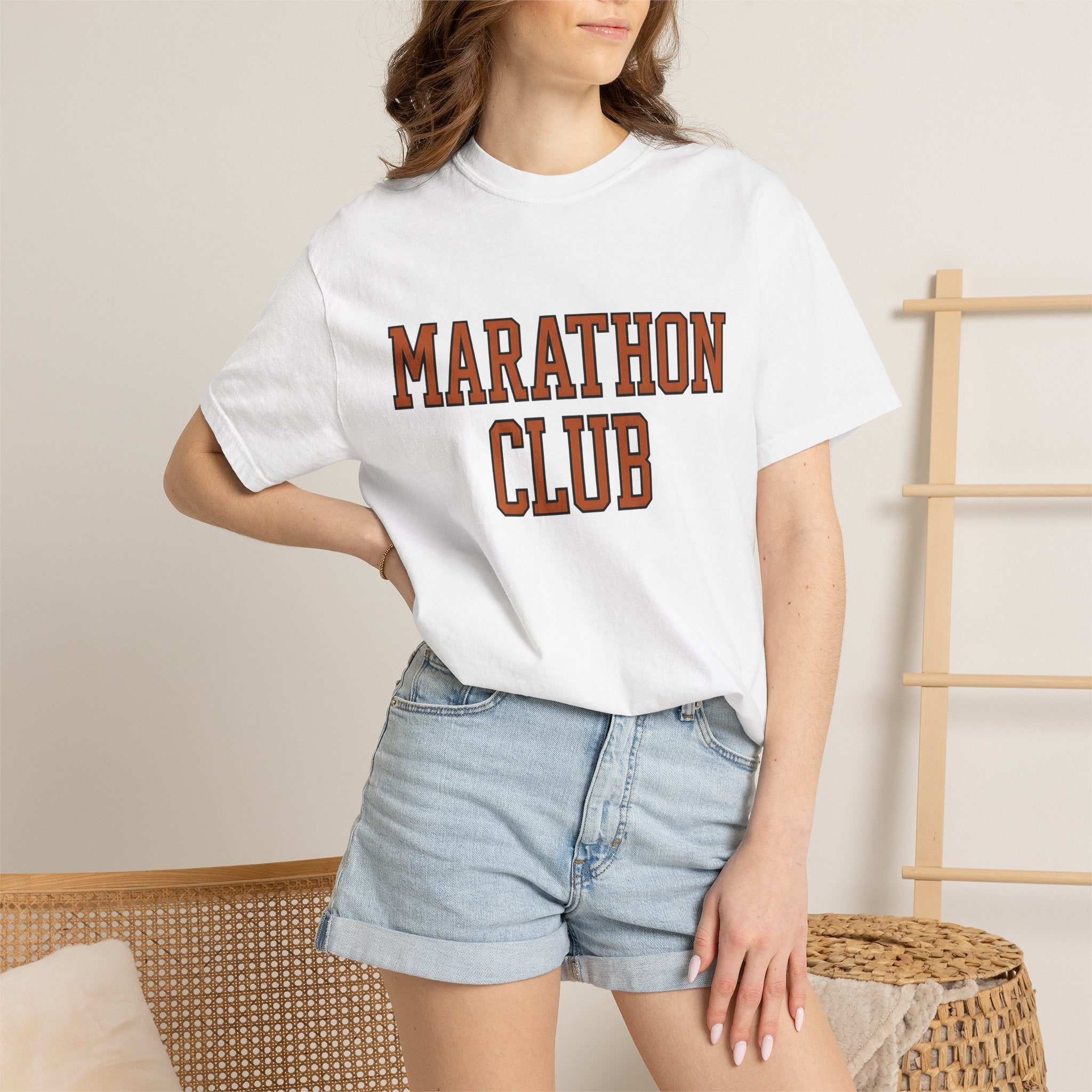 Varsity Font Shirt Running Exercise Gift Women Collegiate Tee Lettering T-Shirt Jogger Enthusiast Typography Tshirt Fitness Graphic Classic