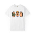 Hedgehog Group Shirt Christmas Wildlife Gift Women Adorable Tee Porcupine T-Shirt Xmas Fan Quill Graphic Tshirt Retro Pullover Tshirt