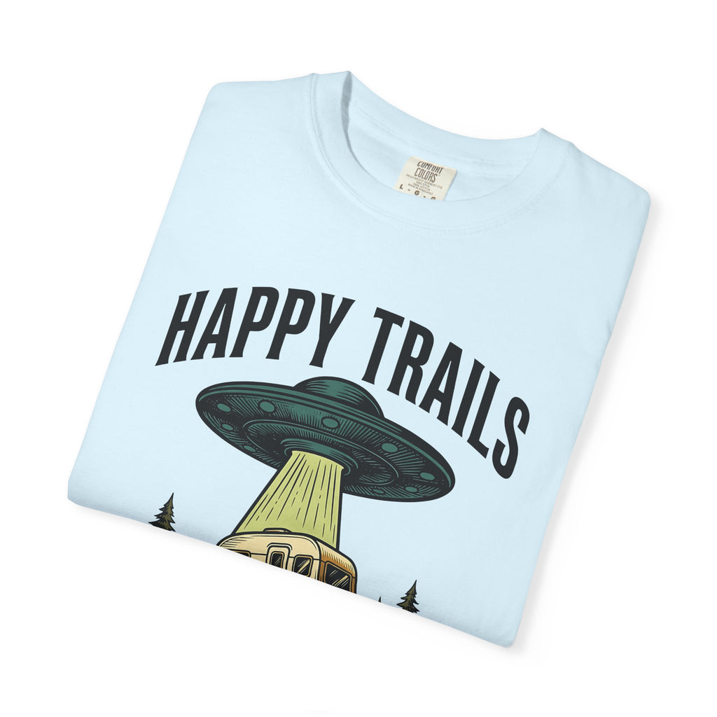 Alien Rv Shirt Funny Hiking Gift Women Rustic Tee Space Rv T-Shirt Humor Fan Camping Graphic Vintage Nostalgic Fire Pit Tshirt