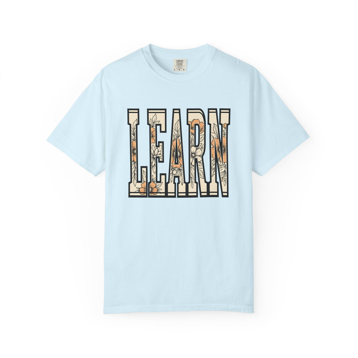 Flower Lettering Shirt Teacher School Unisex Gift Hippie Tee Typography T-Shirt