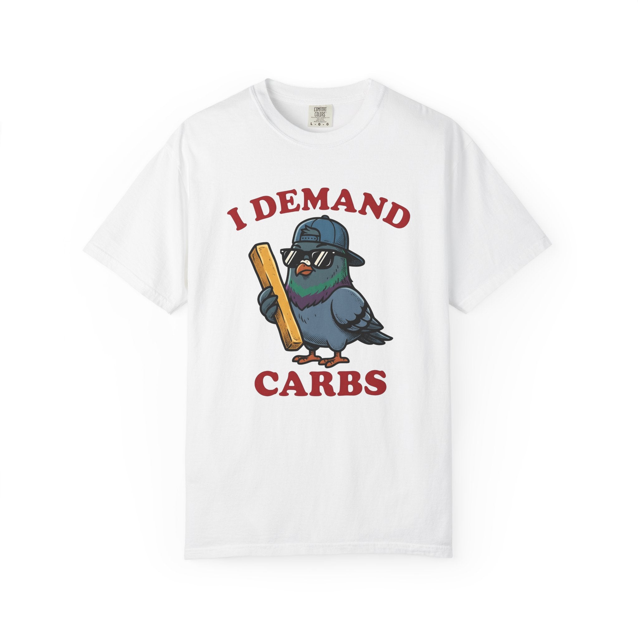 Pigeon Bread Shirt Funny Foodie Gift Women Cartoon Tee Birdseed T-Shirt Humor Fan Comic Tshirt Gourmet Graphic Retro Sunglasses Tshirt