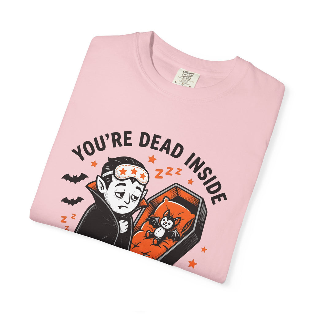 Vampire Illustration Shirt Halloween Alternative Gift Women Comic Tee Bloodsucker T-Shirt Horror Fan Cartoon Tshirt Punk Graphic Vintage Bat
