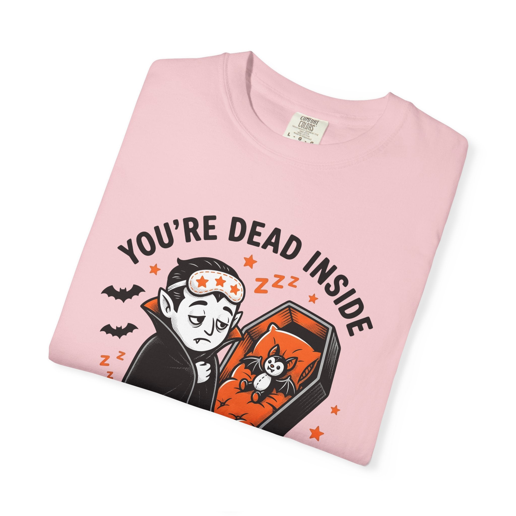 Vampire Illustration Shirt Halloween Alternative Gift Women Comic Tee Bloodsucker T-Shirt Horror Fan Cartoon Tshirt Punk Graphic Vintage Bat
