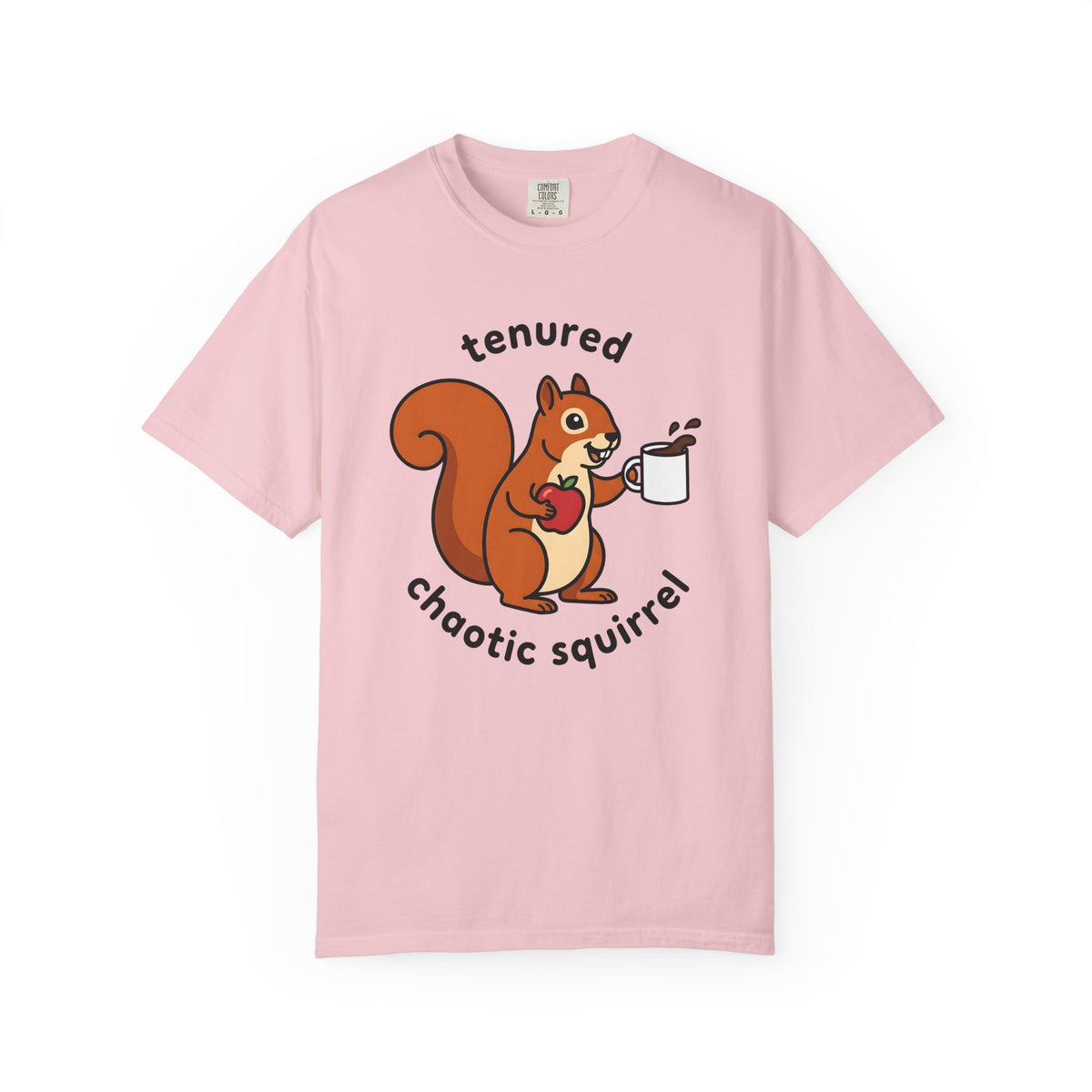 Squirrel Mocha Shirt Teachers Satire Unisex Gift Cartoonish Tee Coffee T-Shirt
