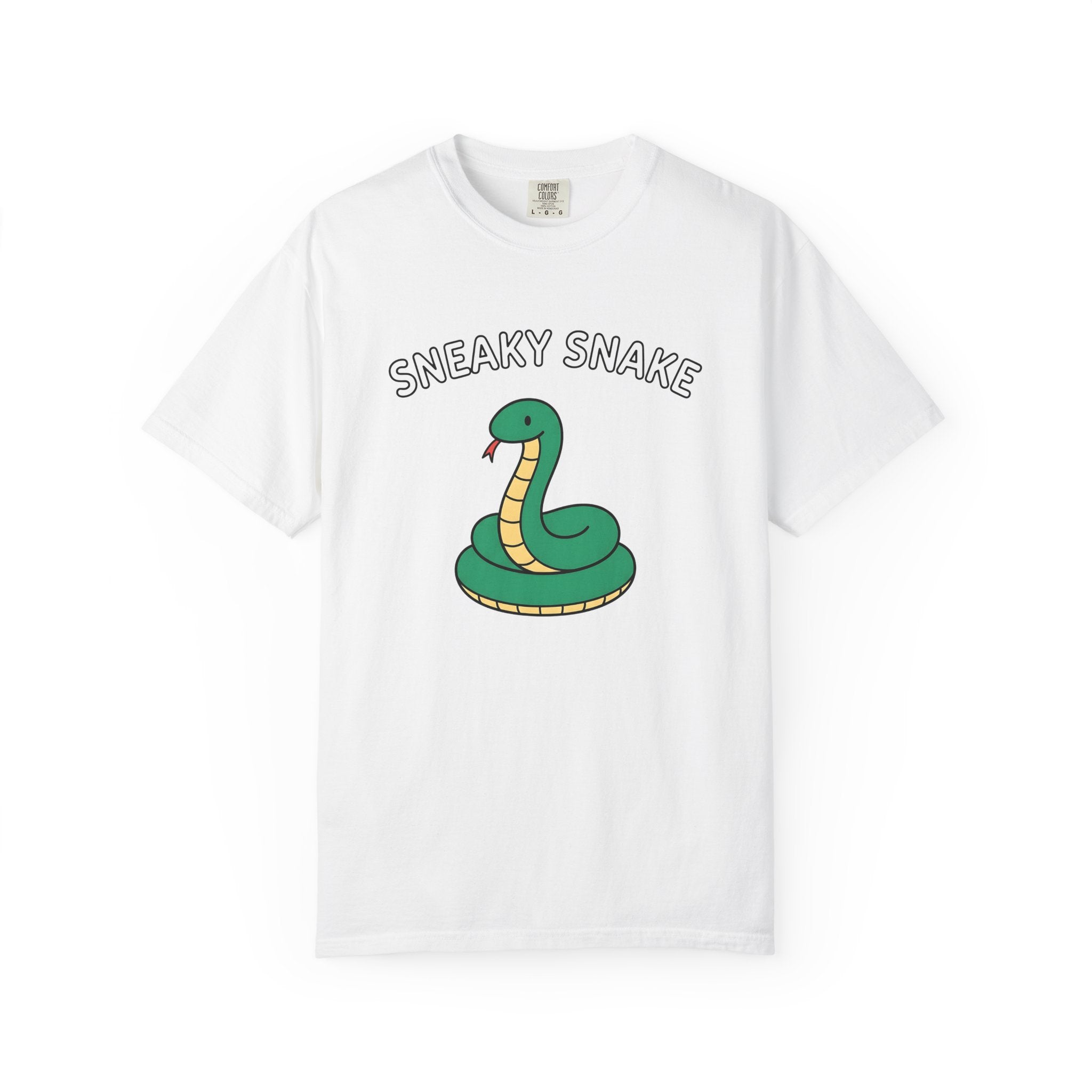Cute Snake Shirt Funny Pets Gift Women Charming Tee Serpent T-Shirt Humor Fan Reptile Graphic Tshirt Basic Forked Tongue Tshirt