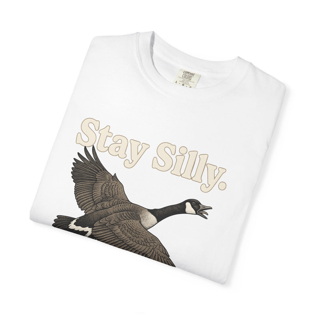 Soaring Goose Shirt Animals Fauna Gift Women Retro Tee Goose T-Shirt Wildlife Fan Vintage Tshirt Wildlife Graphic Sketch Funny Tshirt