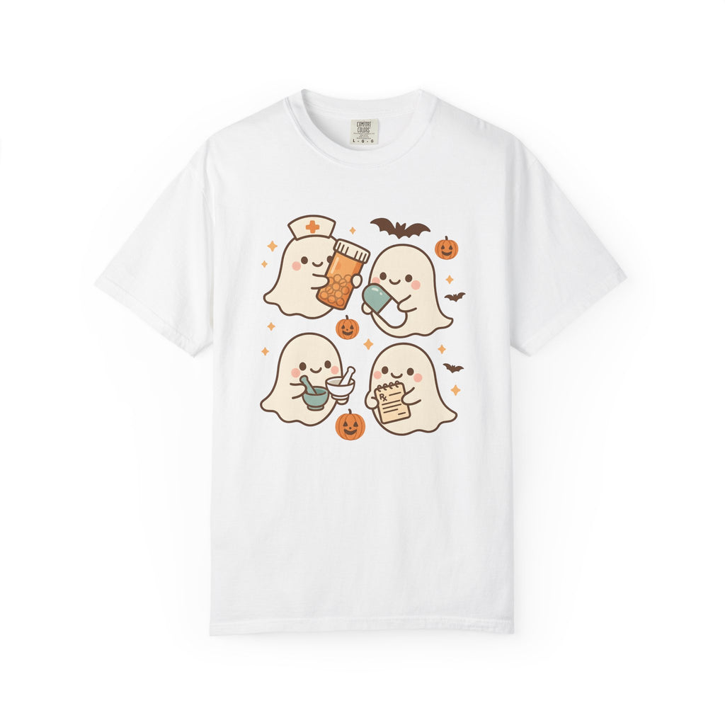Phantom Nurse Shirt Nurses Festival Gift Women Chibi Tee Nurse T-Shirt Nursing Enthusiast Cute Tshirt Carnival Graphic Animated Gourd Tshirt