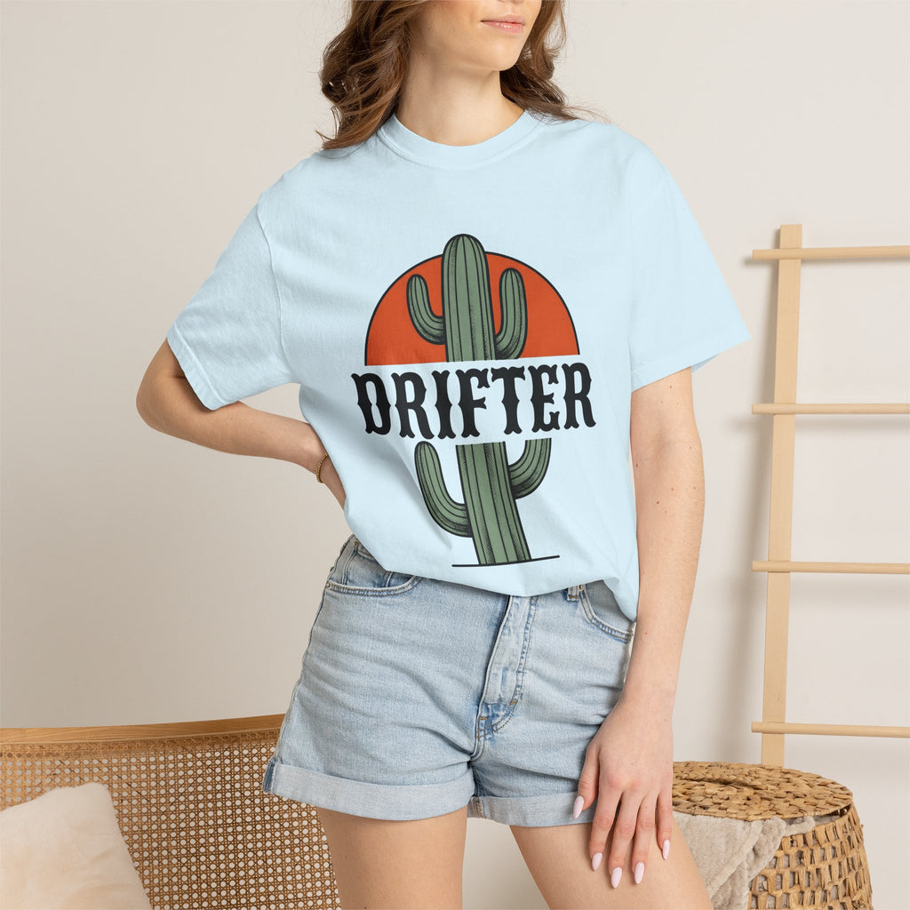 Succulent Sunset Shirt Cowgirl Sand Gift Women Cowboy Tee Desert T-Shirt Rodeo Fan Western Tshirt Dune Graphic Retro Thick Lettering Tshirt