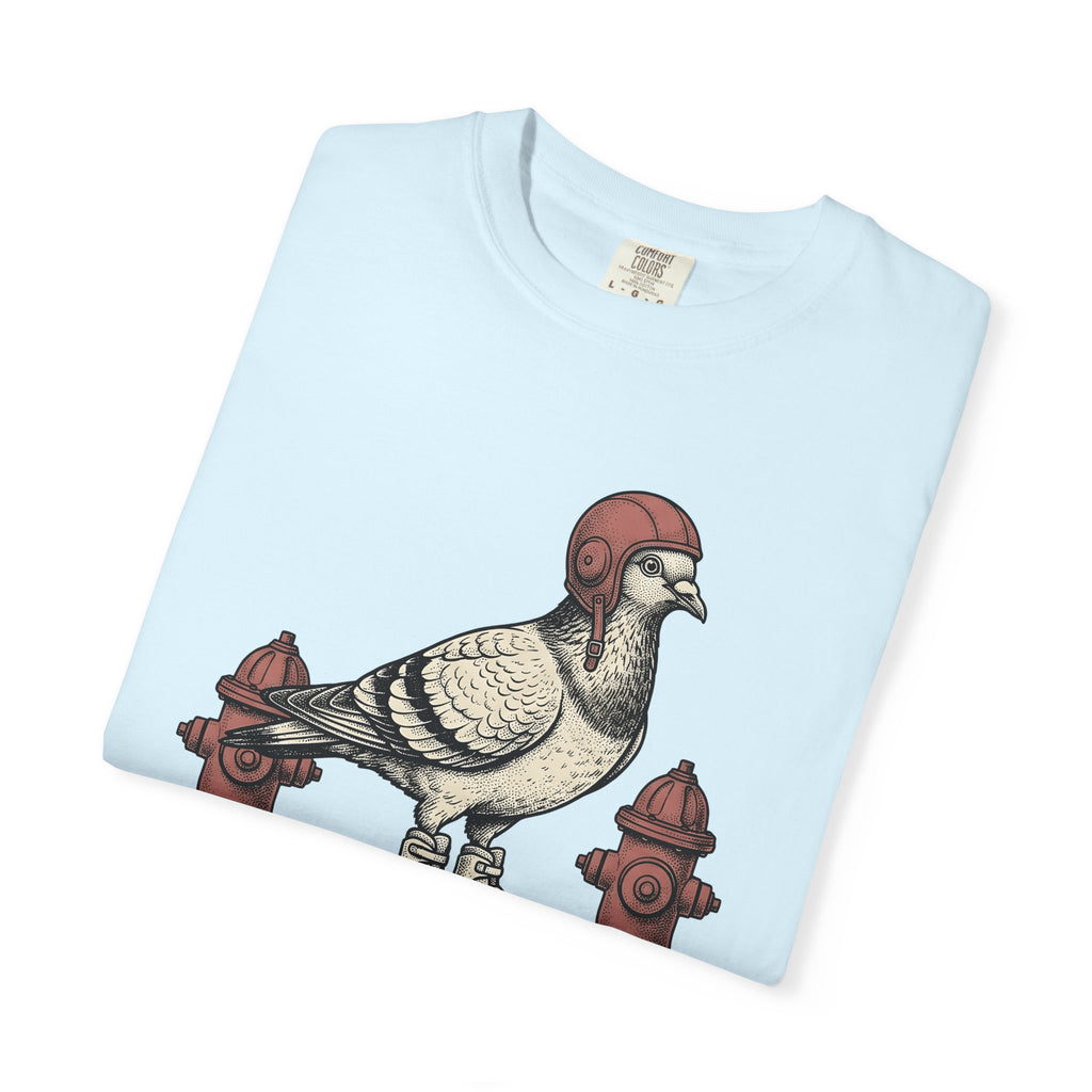 Roller Skating Dove Shirt Funny Pet Gift Women Classic Tee Roller Skate T-Shirt Humor Fan Retro Tshirt Animal Graphic Doodle Water Hydrant