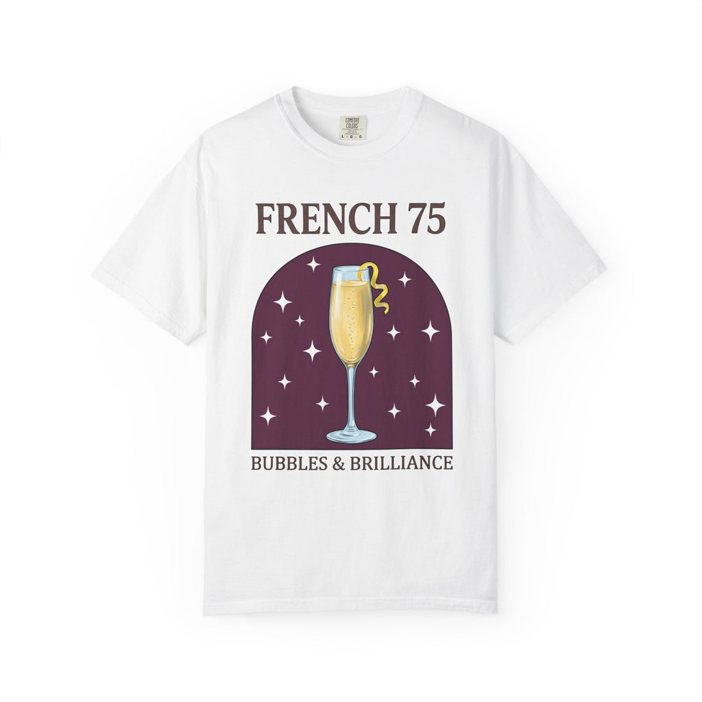 Champagne Flute Shirt Drinks Cocktail Gift Women Comic Tee Champagne Glass T-Shirt Beverage Fan Cartoon Tshirt Mixed Drink Graphic Vintage