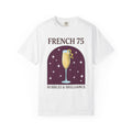 Champagne Flute Shirt Drinks Cocktail Gift Women Comic Tee Champagne Glass T-Shirt Beverage Fan Cartoon Tshirt Mixed Drink Graphic Vintage