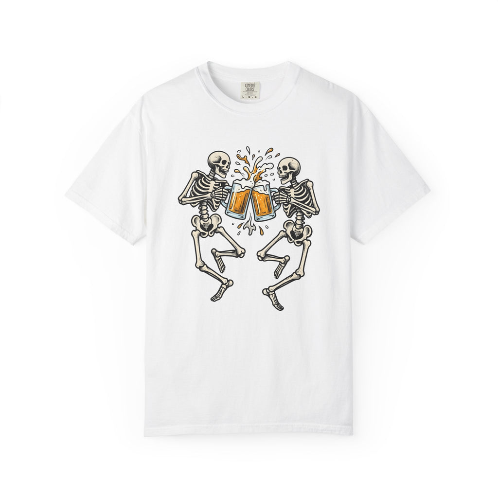 Skeleton Ale Shirt Boho Chic Fall Gift Women Traditional Tattoo Tee Beer T-Shirt Bohemian Fan Classic Tattoo Tshirt Autumn Graphic