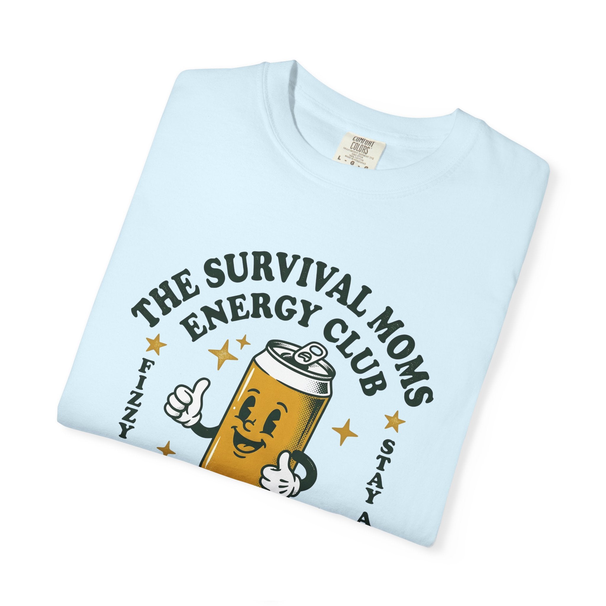 Energy Drink Shirt Moms Jokes Gift Women Comic Tee Energy Drink T-Shirt Mom Fan Energy Tshirt Humor Graphic Vintage Sparkles Tshirt