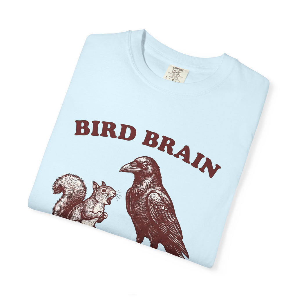 Raven Squirrel Shirt Funny Animal Gift Women Vintage Tee Squirrel T-Shirt Humor Fan Retro Tshirt Wildlife Graphic Hand Drawn Animal Graphic