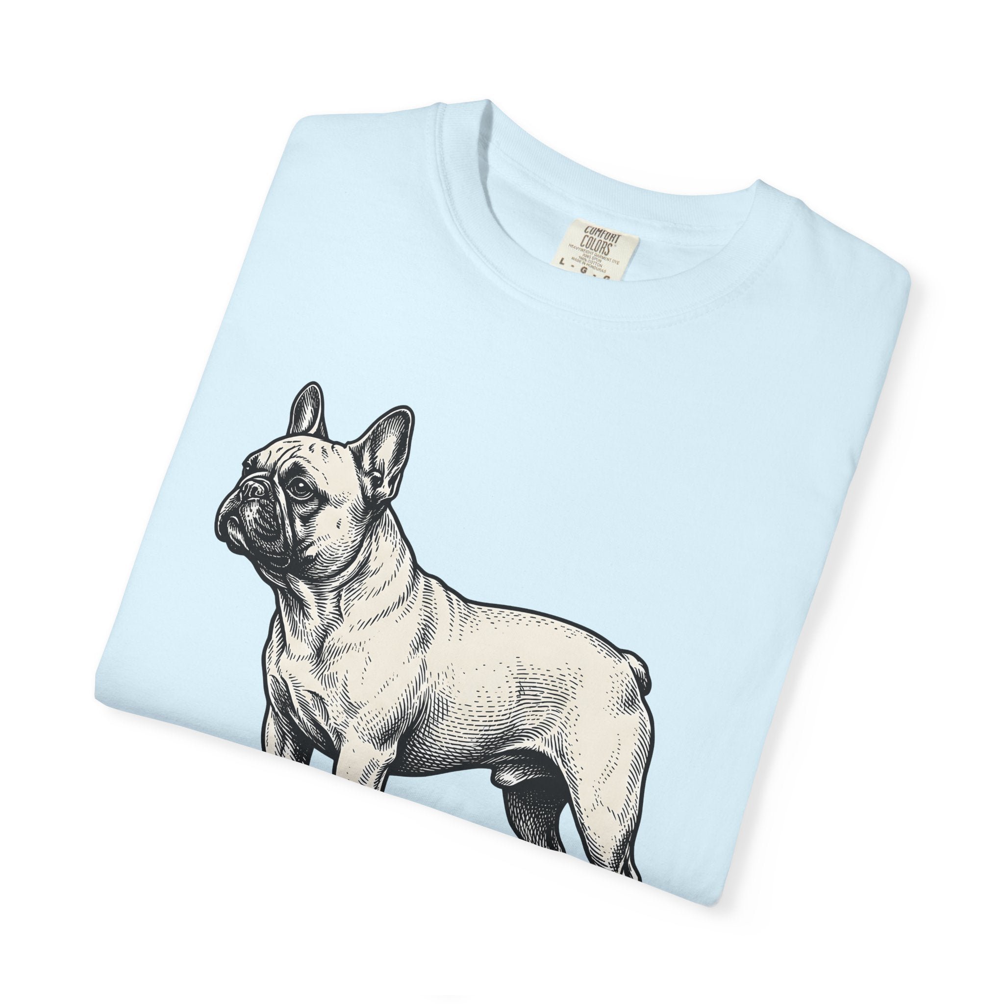 French Bulldog Shirt Dog Pet Gift Women Vintage Tee Bulldog T-Shirt Dog Fan Canine Graphic Tshirt Hand Drawn Linework Tshirt